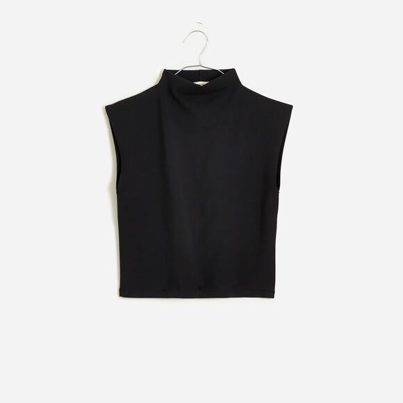 Madewell Funnelneck Cropped Muscle Tee Size S NO378 - Picture 5 of 6